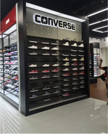 High-Density Footwear & Apparel Display